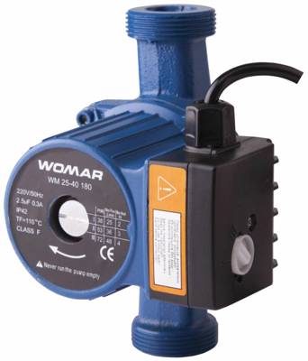 Насос Womar циркуляционный 25х40х180