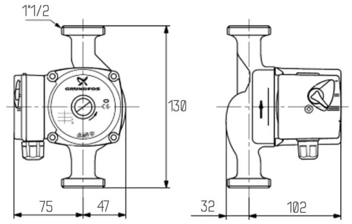 Насос Grundfos Icma № Р320 25/40