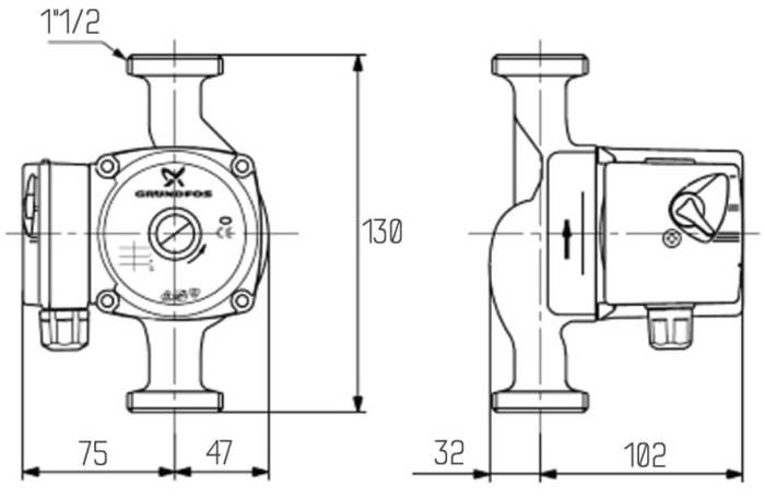 Насос Grundfos Icma № Р321 25/60