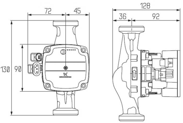 Насос Grundfos Icma № Р326 25/40-60