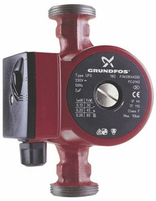 Циркуляционный насос GRUNDFOS UPS25-80 180 1x230V 95906429