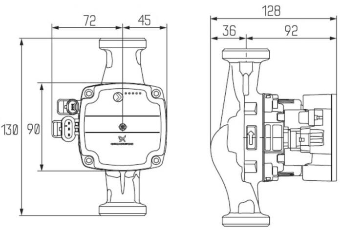 Насос Grundfos Icma № Р326 25/40-60